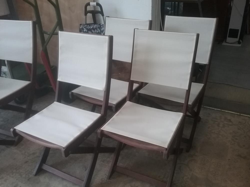 4 CHAISES PLIANTES EXTERIEURE