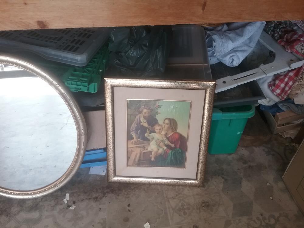 CADRE DORE RELIGIEUX 