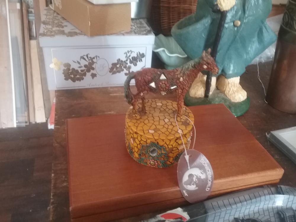 BOITE MOSAÏQUE CHEVAL