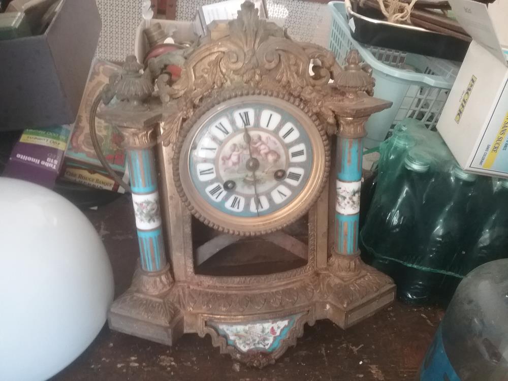 HORLOGE CADRAN EMAILLE EN L'ETAT