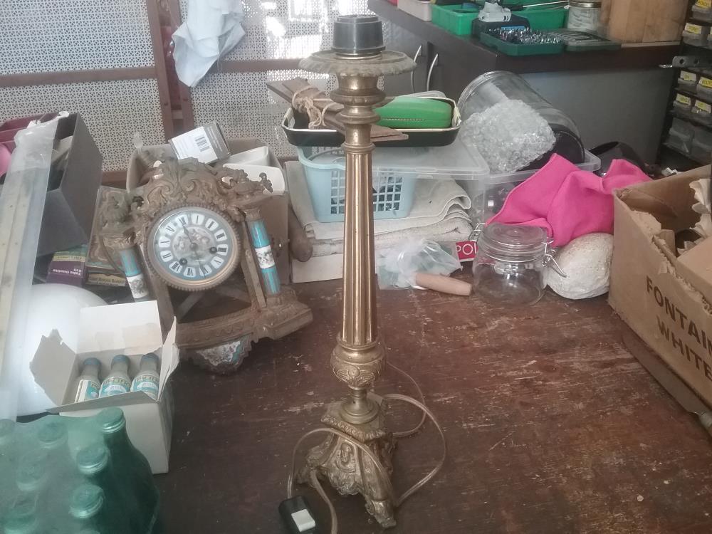 PIED DE LAMPE CU
