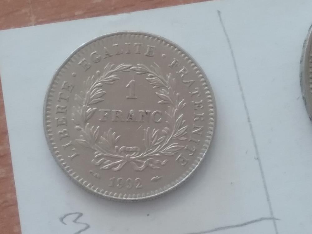 1 FRANC 1992