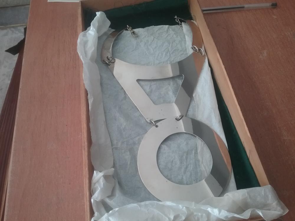 COLLIER ACIER FANTASIE