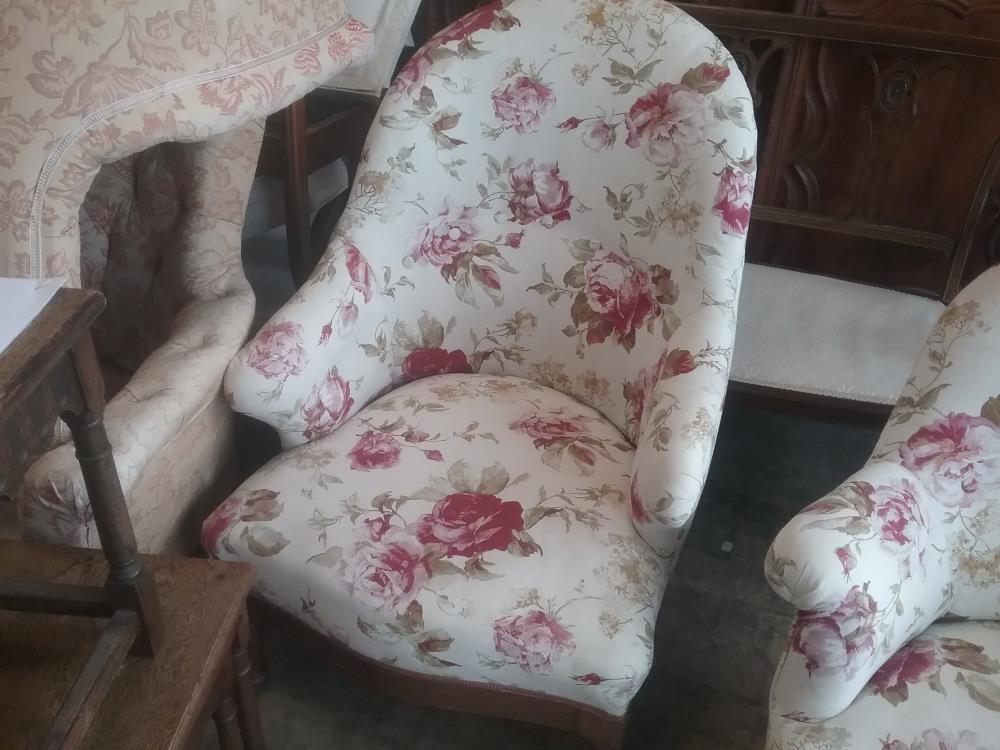 FAUTEUIL FLEURI 