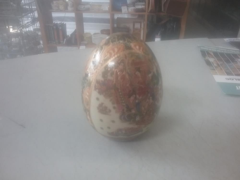 OEUF CHINE PEINT MAIN 