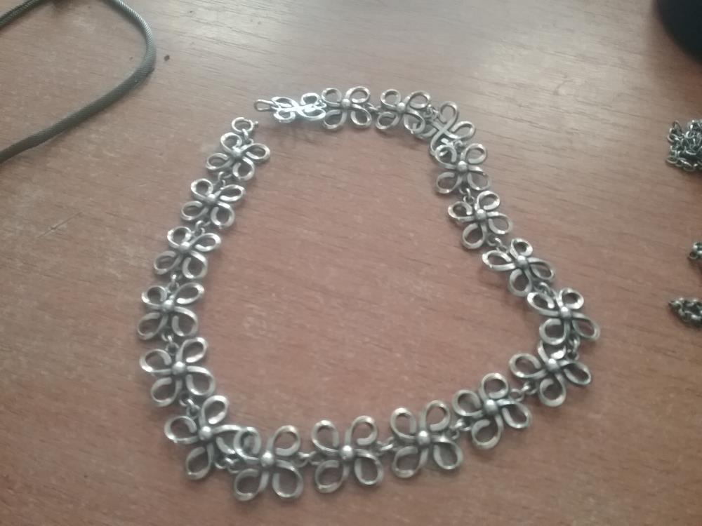 COLLIER ARGENT  49G