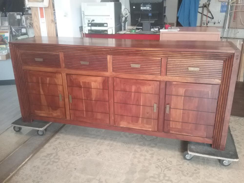 ENFILADE 4P 4T BOIS ET CHIFFON