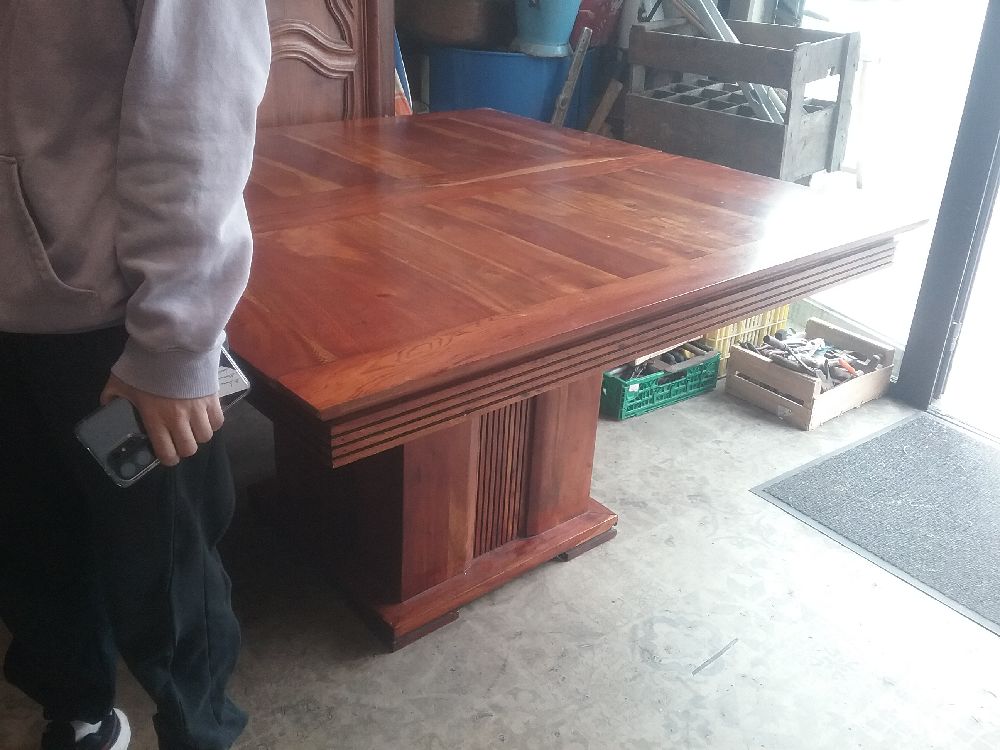 TABLE BOIS MASSIF BOIS ET CHIFFONS 1 ALL