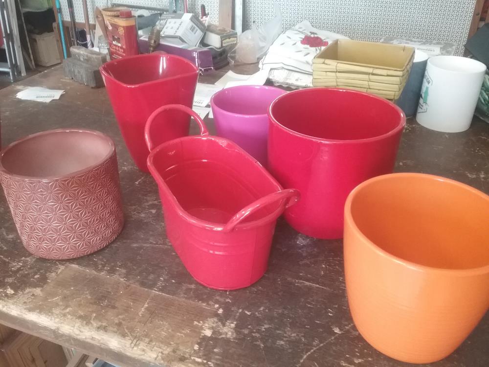 CACHE POT COULEUR