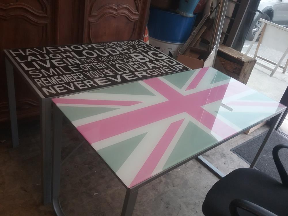 BUREAU VERRE 