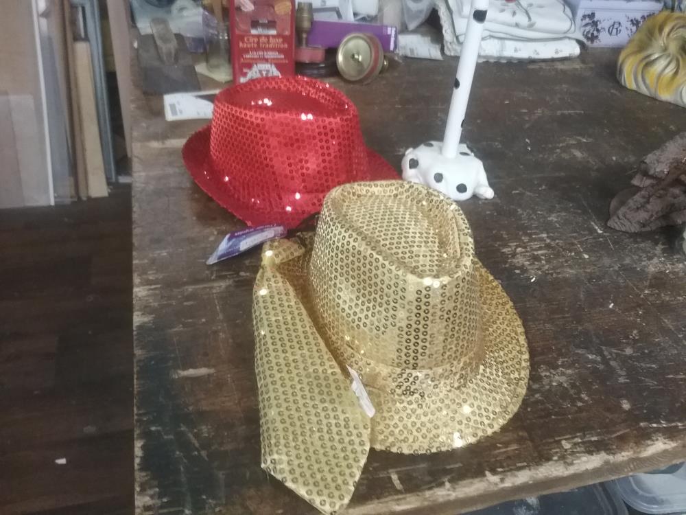 CHAPEAU PAILLETTES