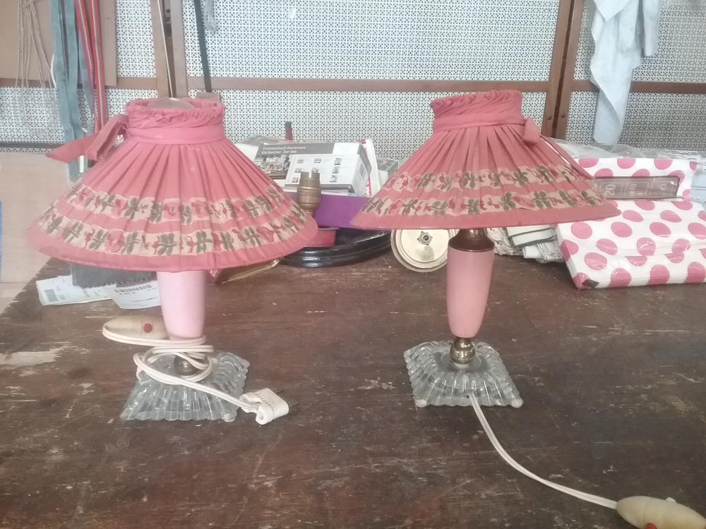 PAIRE DE LAMPES CHEVET KITCHOU