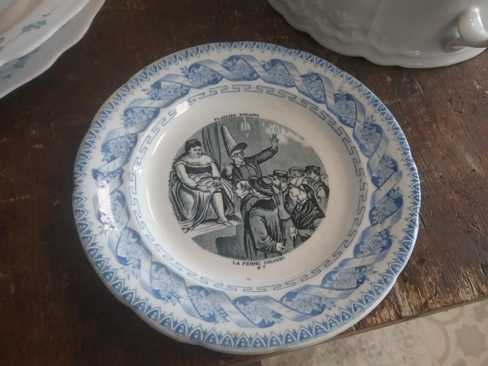 ASSIETTE  PLAISIRS FORAINS GIEN