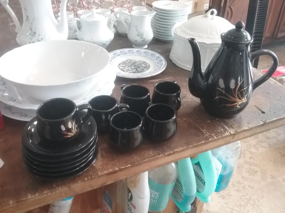 SERVICE A CAFE NOIR BLE