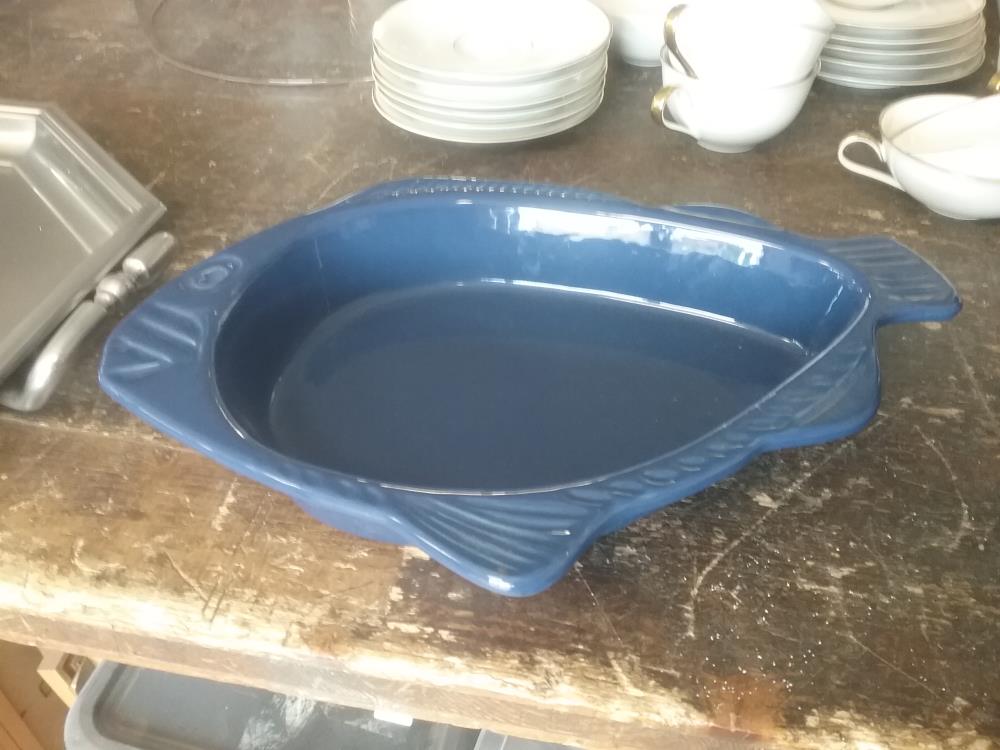 PLAT POISSON EMAILLE