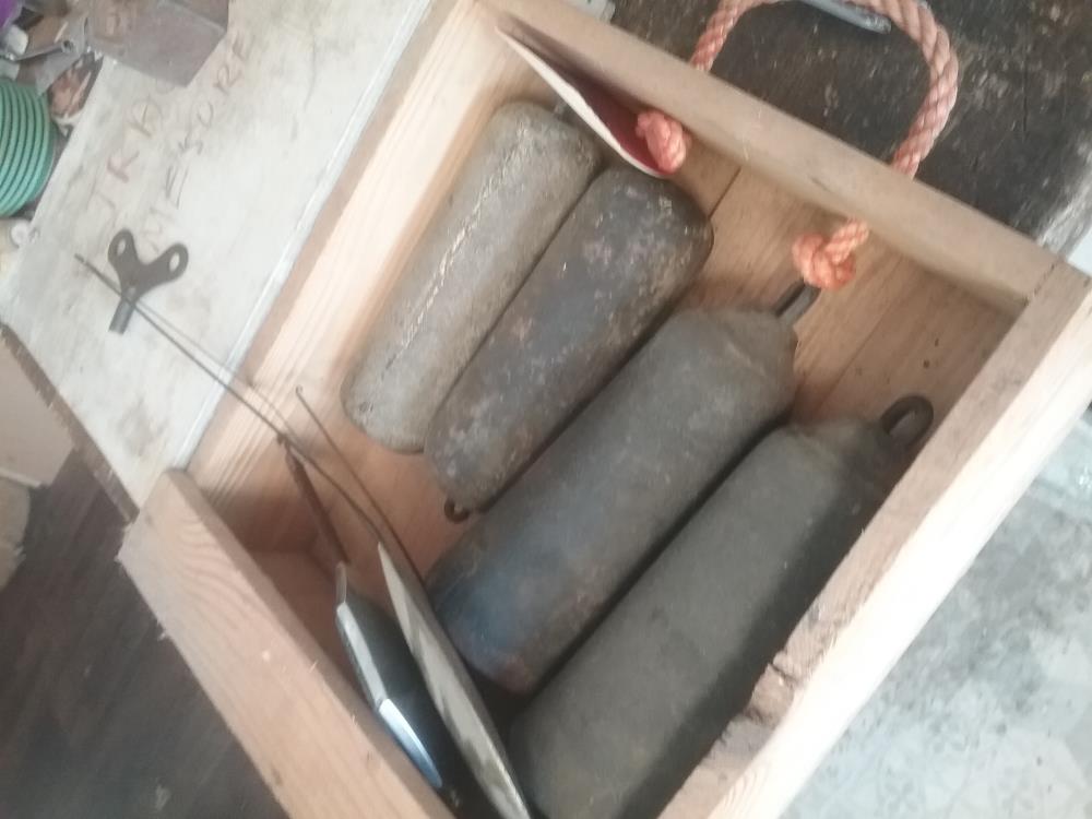 LOT POIDS PENDULES