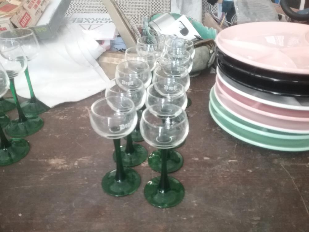 10 VERRES PIEDS DOPFF