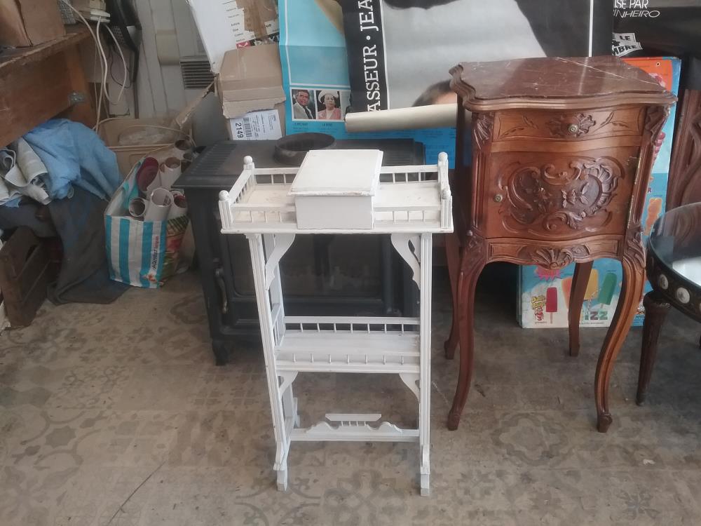 MEUBLE D'APPOINT BLANC 