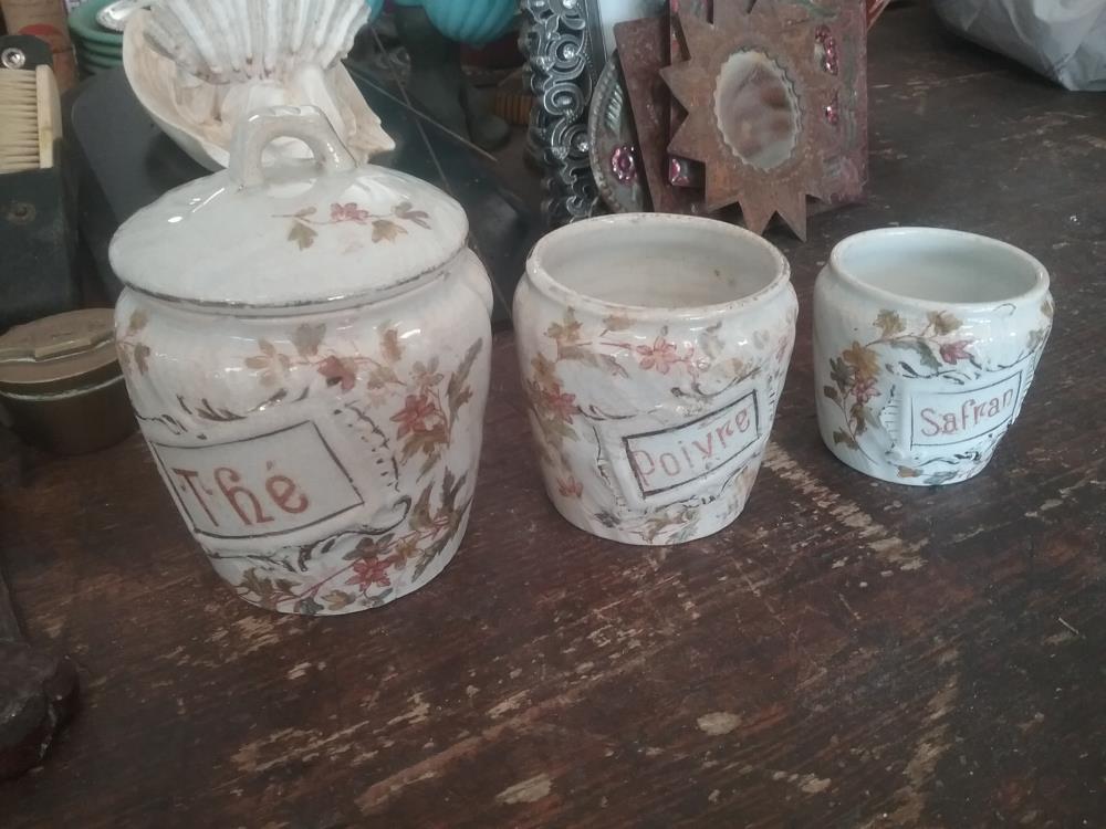 LOT 3 POTS TERRE DE FER