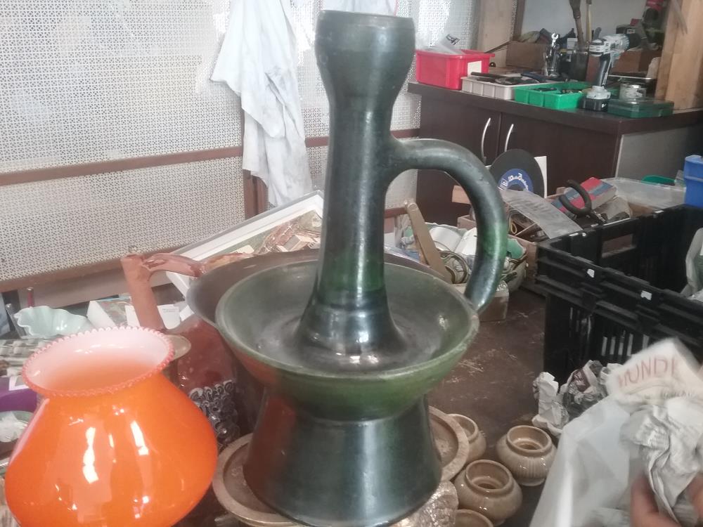BOUGEOIR VERNISSE VERT 