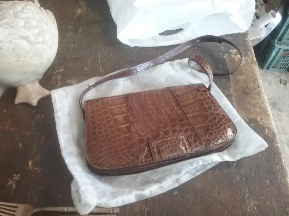 SAC A MAIN CROCODILE 