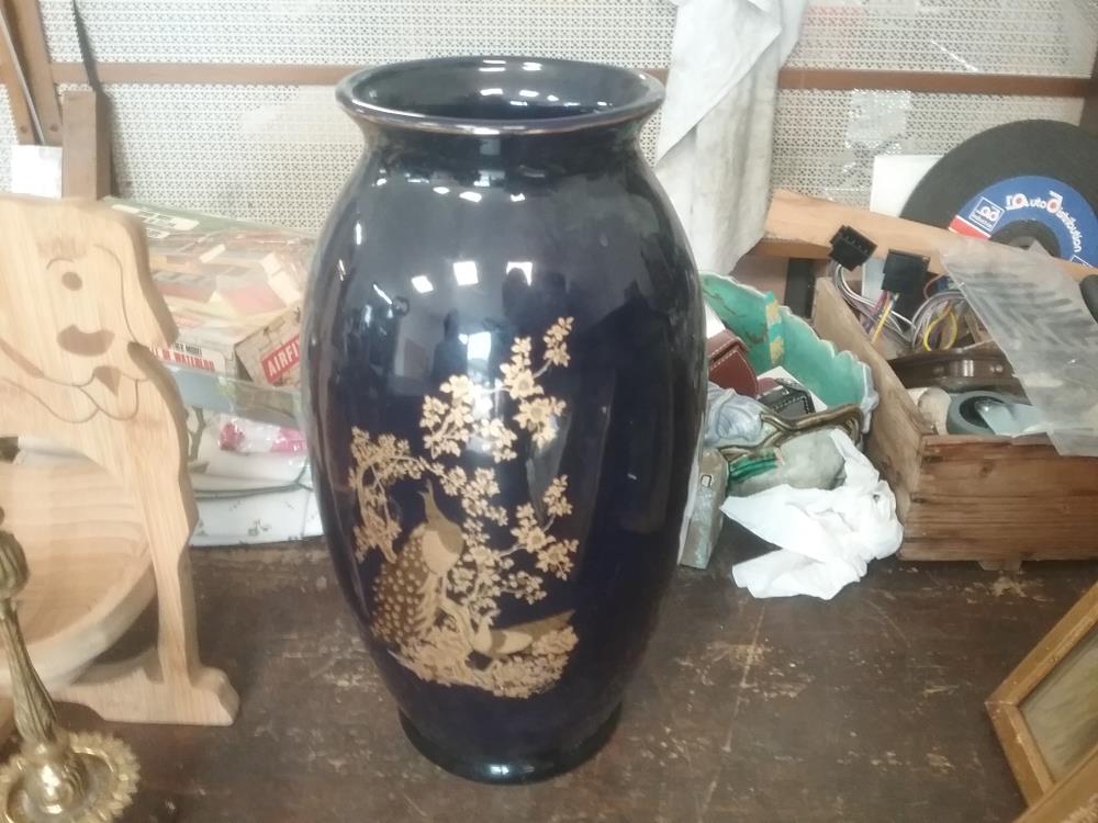VASE ASIE BLEU 