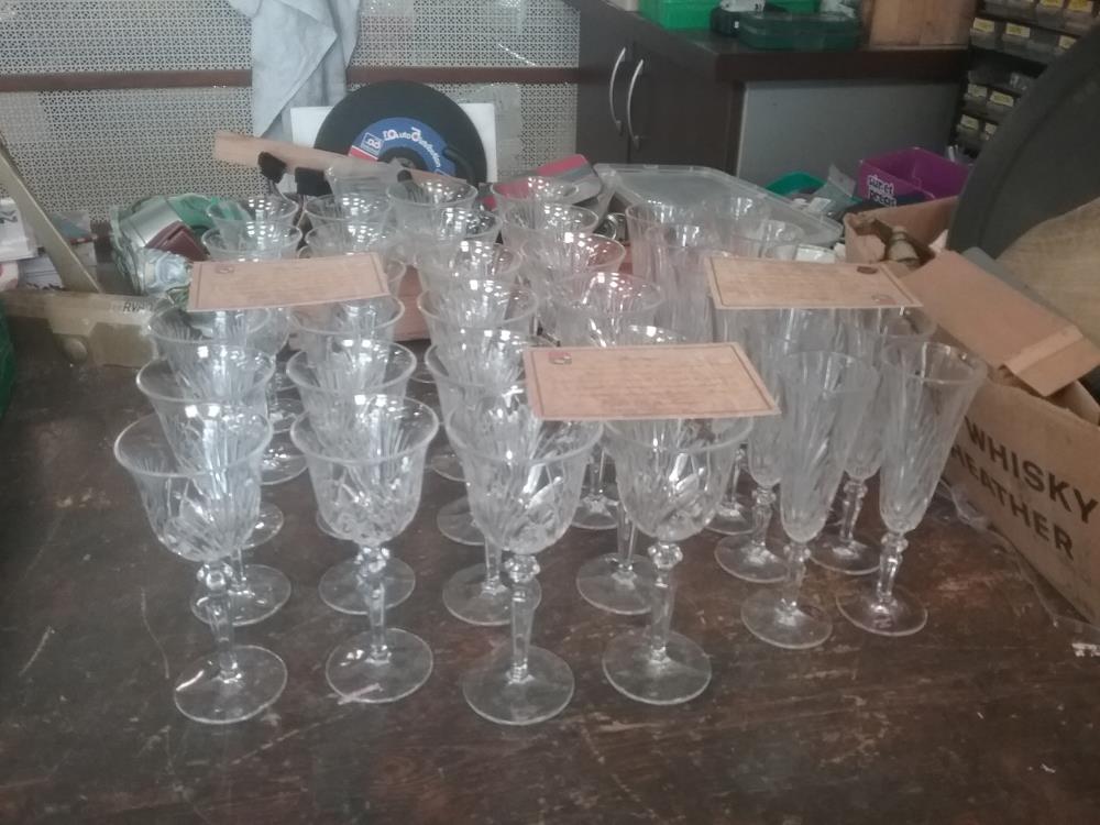 SERVICE DE VERRES CRISTAL BACCARAT
