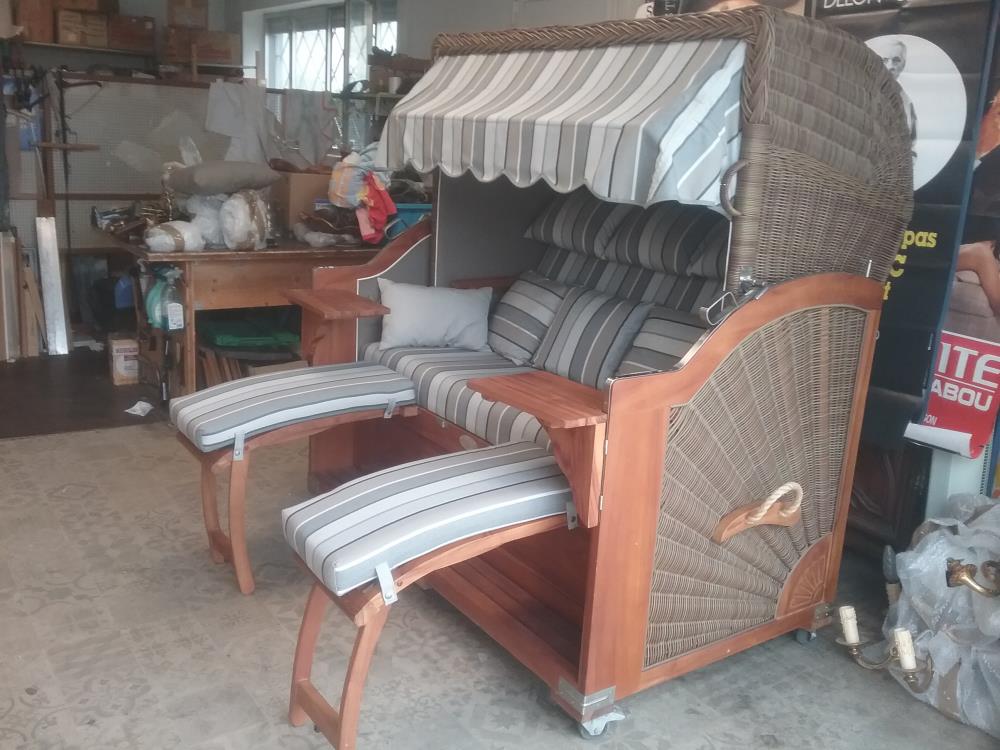 BAIN DE SOLEIL TECK PAILLE  3 PL 