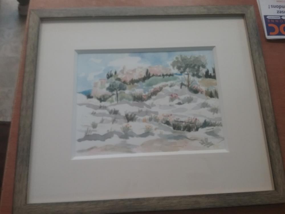 AQUARELLE SIGNE PHILIPPOT GM