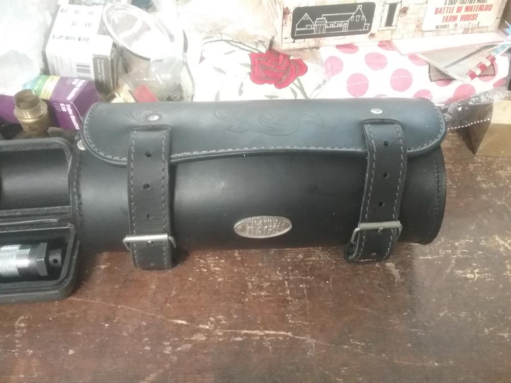 SACOCHE MOTO CUIR 