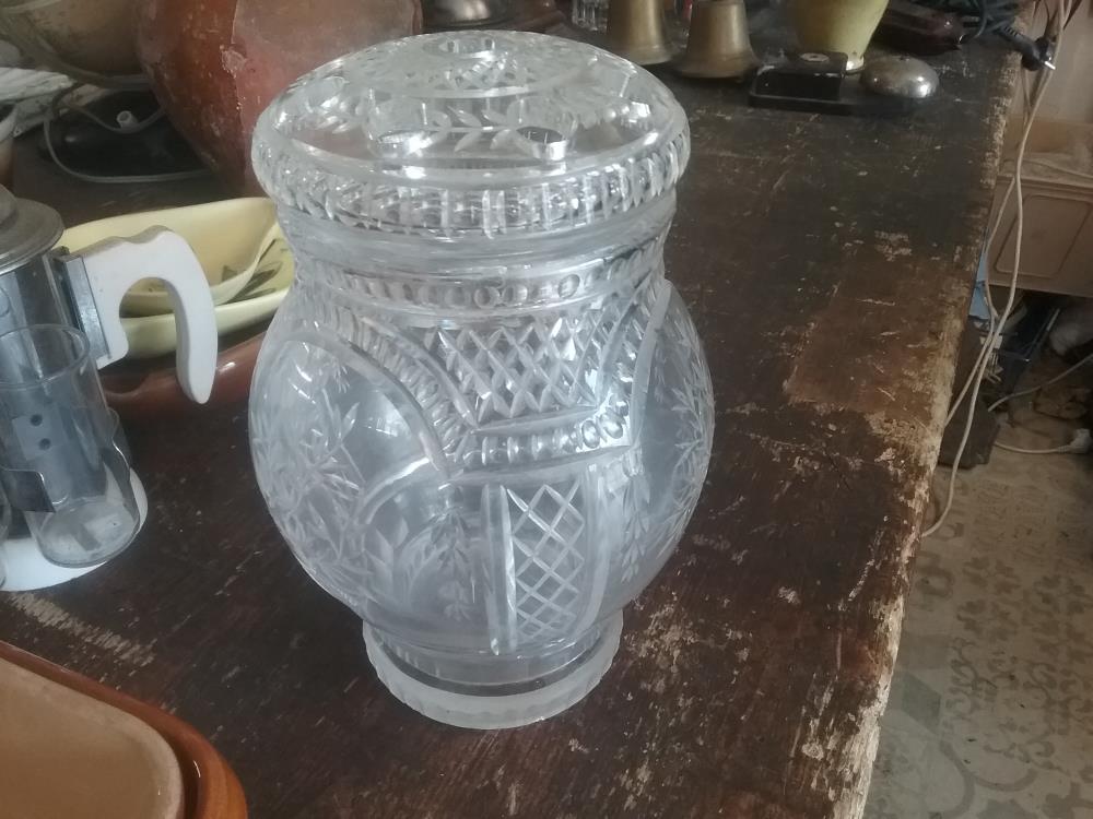BOCAL PIQUE FLEUR  CRISTAL