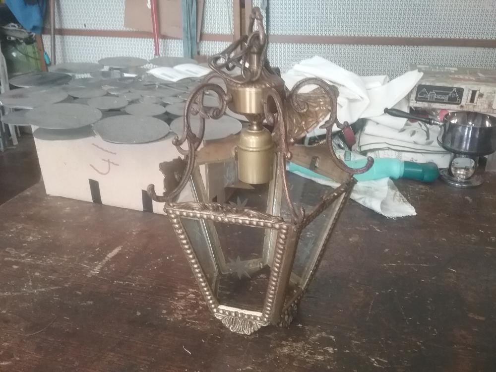 LANTERNE BRONZE