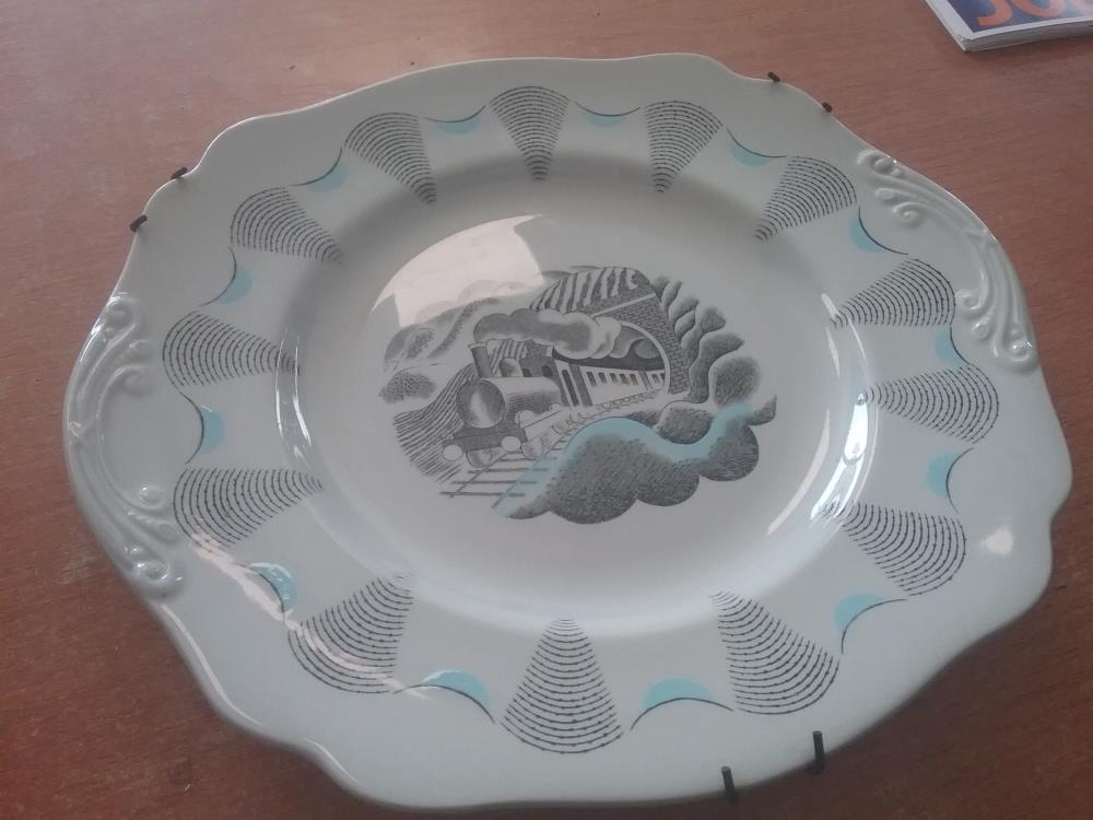 ASSIETTE TRAIN WEDGEWOOD
