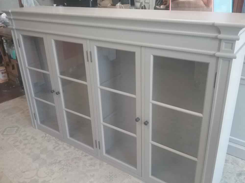VITRINE DOUBLE CORPS 4P 4T L.200 H 180