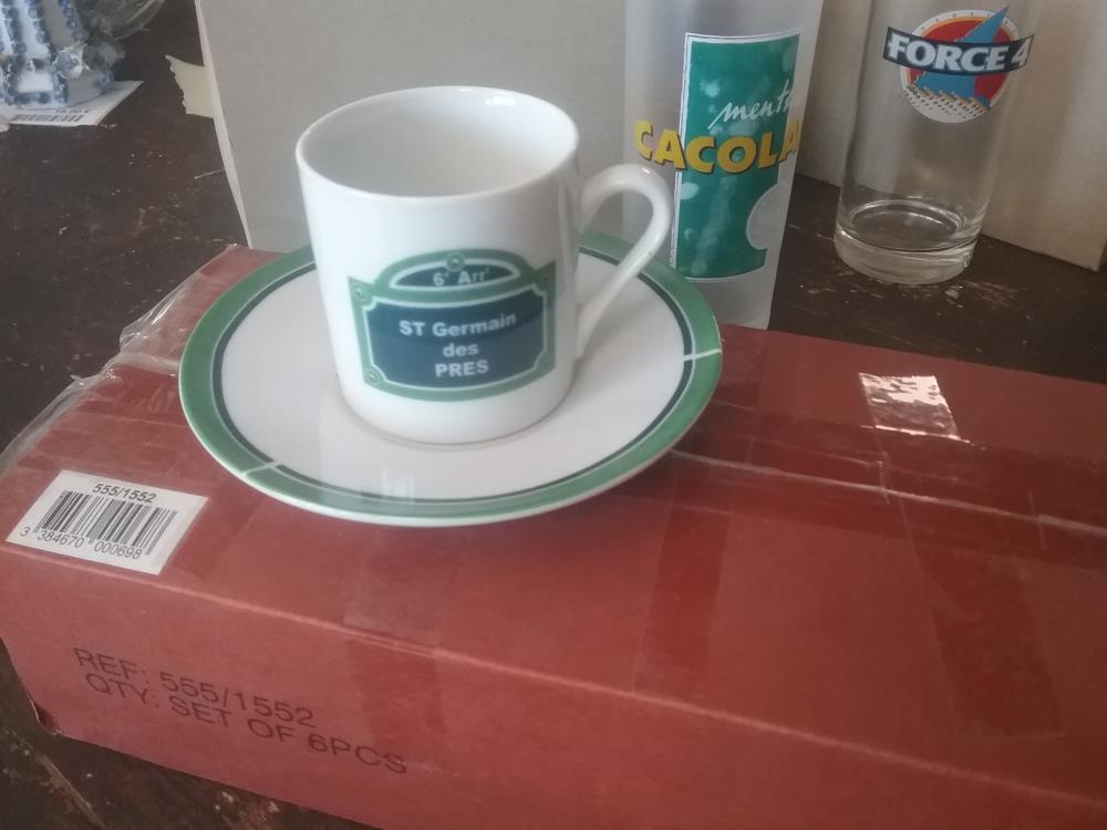 6 TASSES PARIS