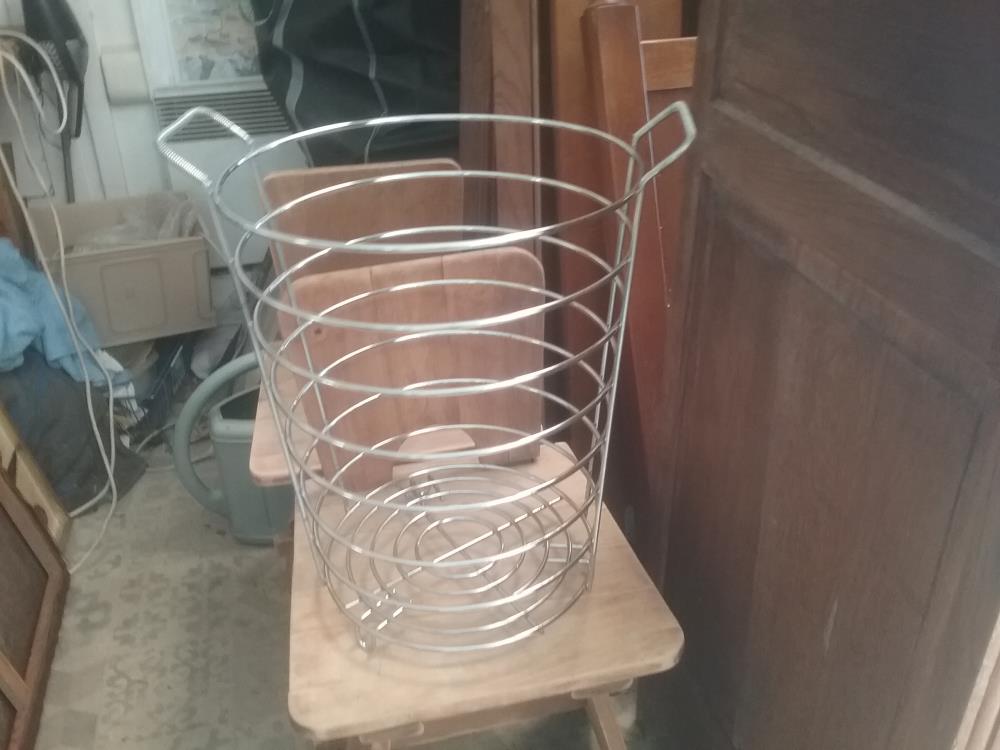 CORBEILLE CHROME