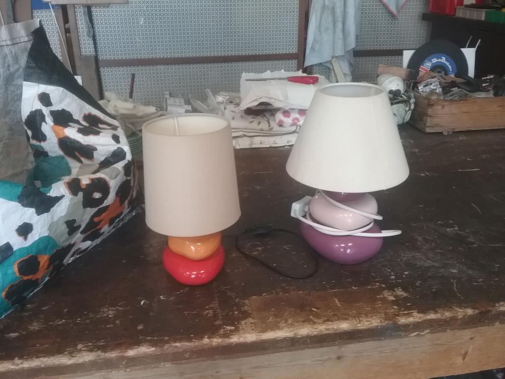 LAMPE GALETS DE CHEVETS 