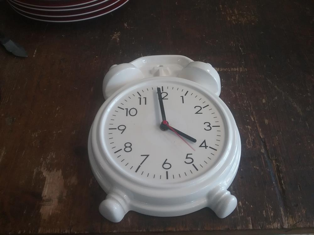 HORLOGE REVEIL CERAMIQUE