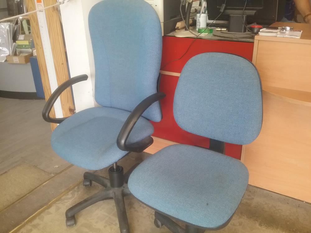 FAUTEUIL BUREAU BLEU