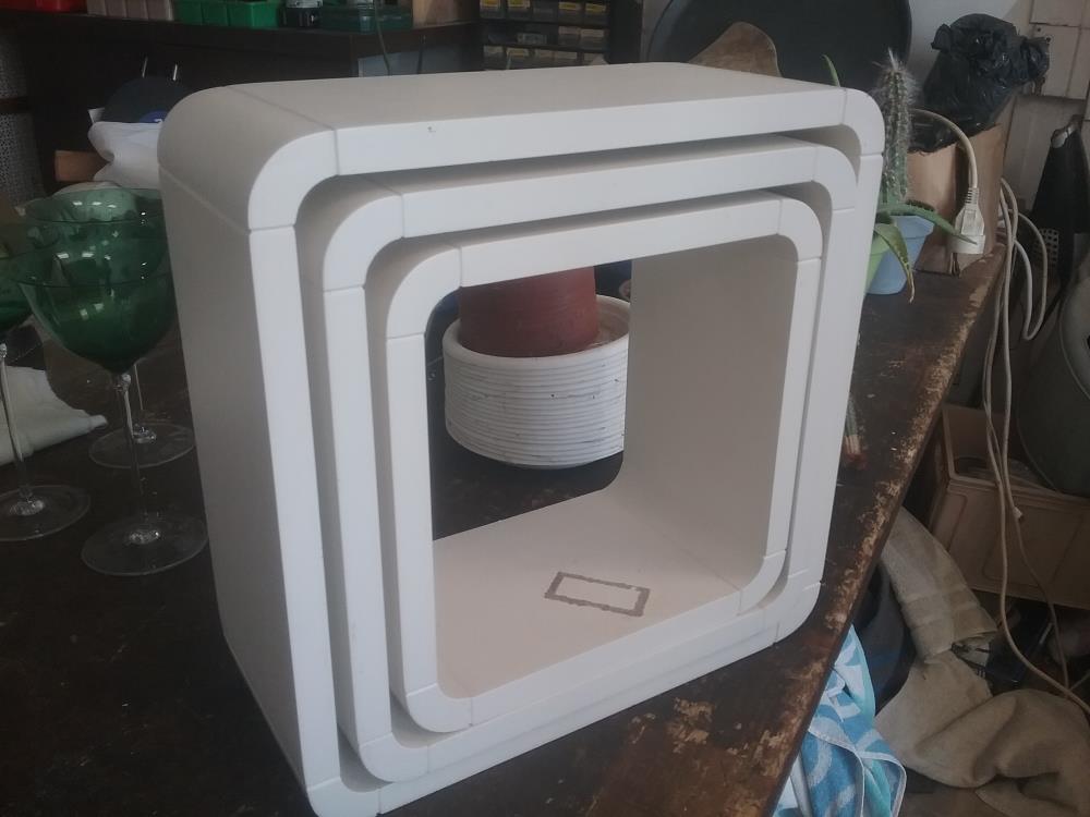 3 ETAGERES CUBE 