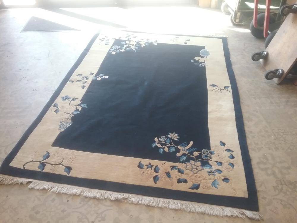 TAPIS BLEU 210X140