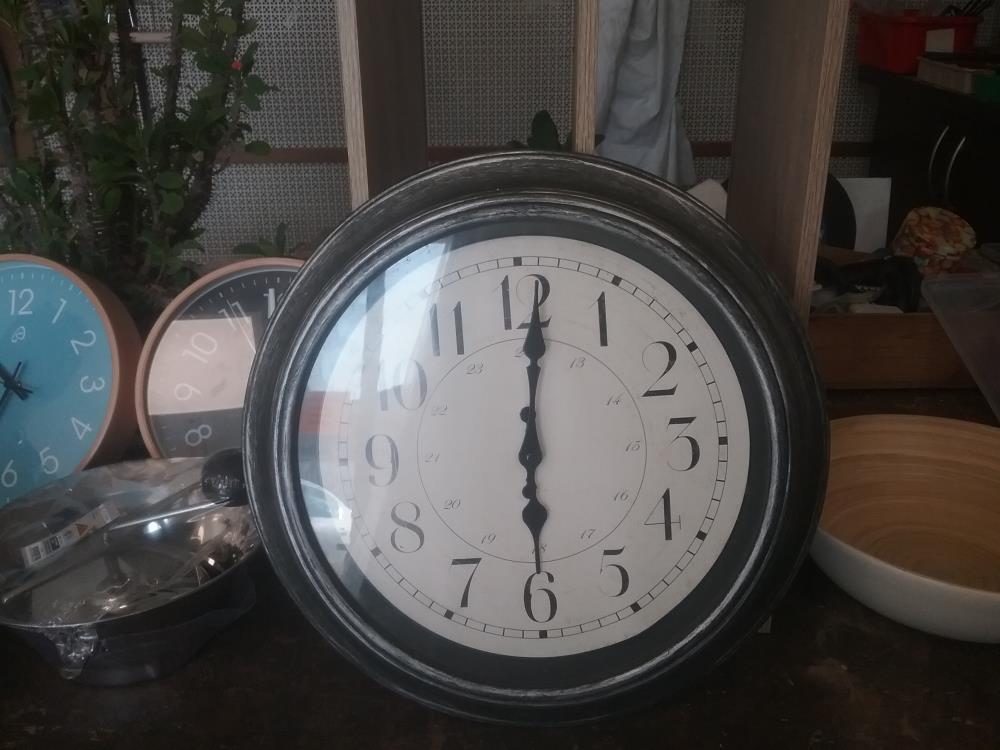 HORLOGE DECO STYLE INDUS