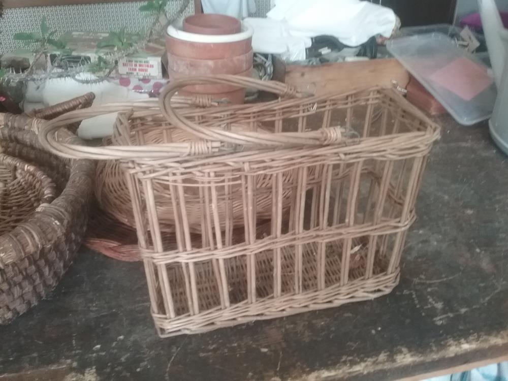PANIER OSIER BOUTEILLE
