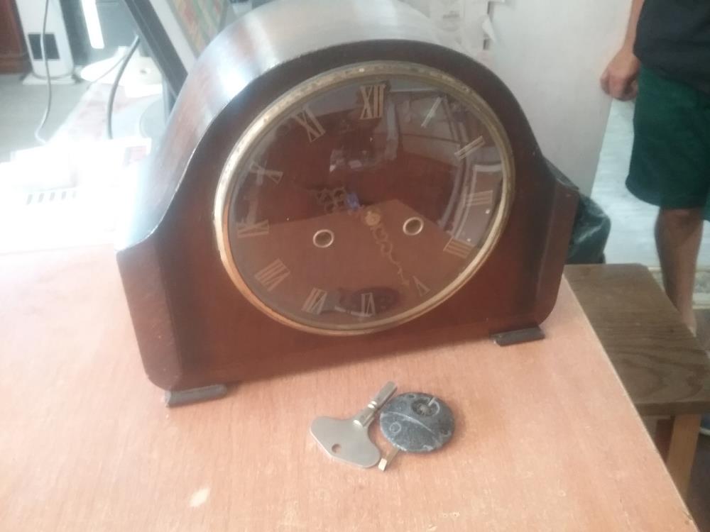 HORLOGE BOIS SMITHS ENFIELD