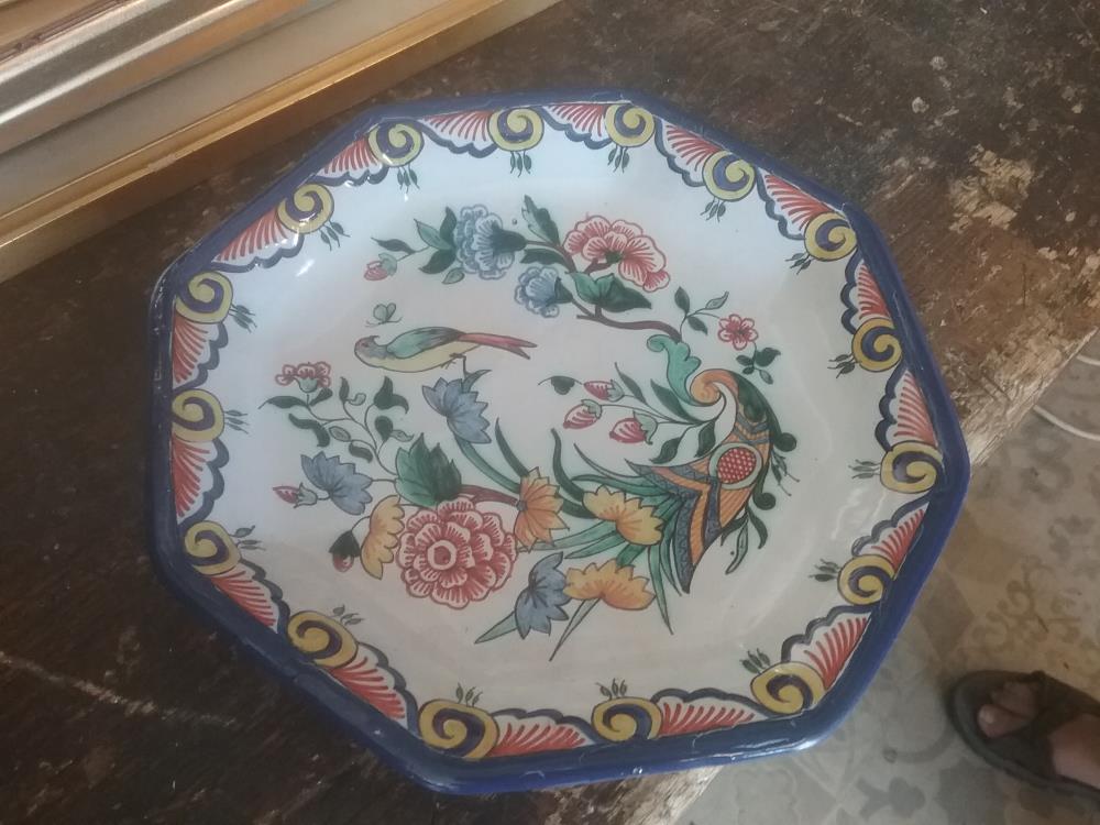 ASSIETTE NOEUD VERT