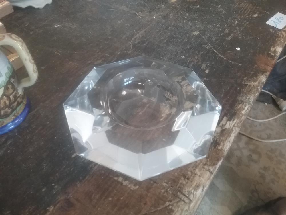 CENDRIER CRISTAL