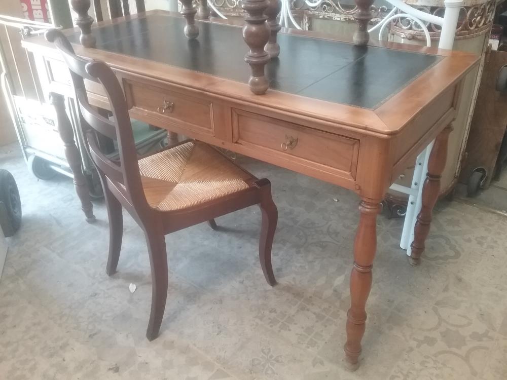 BUREAU MERISIER 3 T ET CHAISE