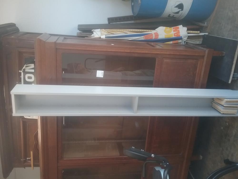 ETAGERE COLONNE GRISE 