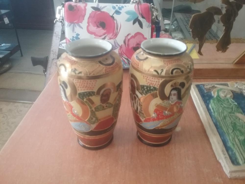 PAIRE DE VASES SATSUMA PM