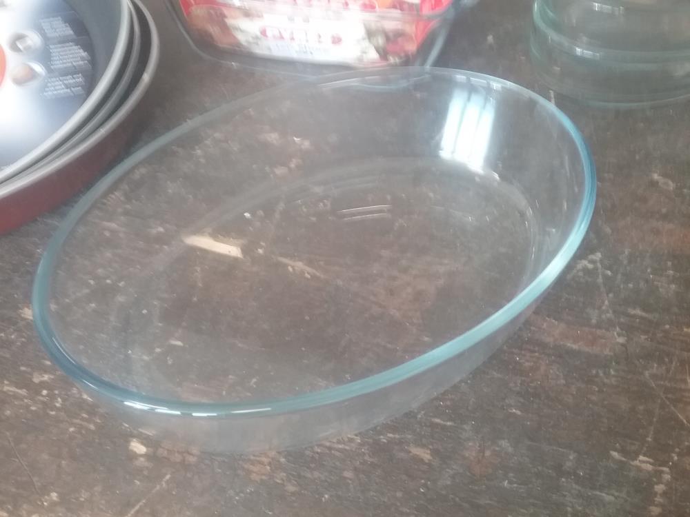 PLAT OVALE PYREX